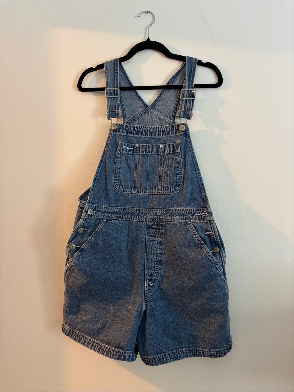 Gap Denim Short Overalls - Blue